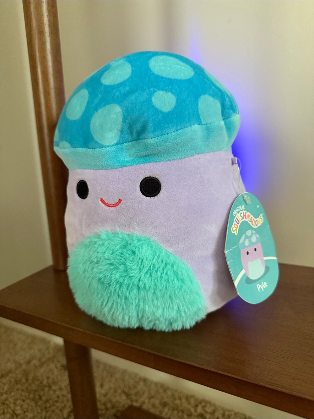 Squishmallows Pyle Mushroom Plush - Aqua, Teal & Lavender